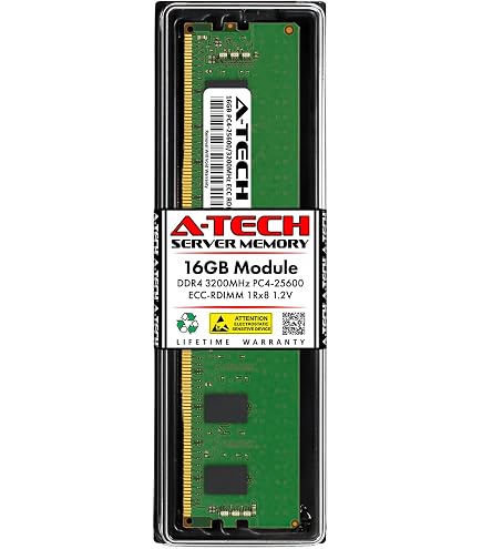 Amazon.co.jp: A-Tech 32GB DDR4 3200MHz PC4-25600 ECC RDIMM 2Rx4